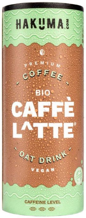 Caffe Latte din ovaz, eco-bio, 235ml - Hakuma