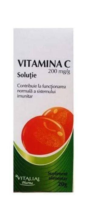 VITAMINA C SOLUTIE 20G - VITALIA PHARMA