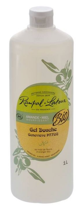 Gel de dus cu migdale si miere, 1L- Rampal Latour