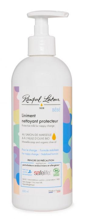 Lotiune protectoare pentru zona scutecului, Safe Life BABY, 500ml - Rampal Latour