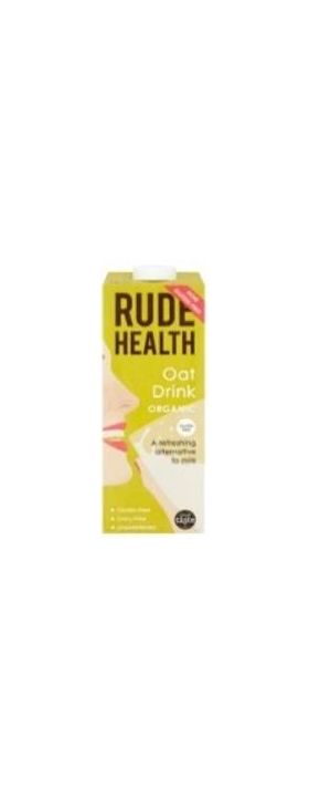 Lapte vegetal organic din ovaz, 1L - Rude Health