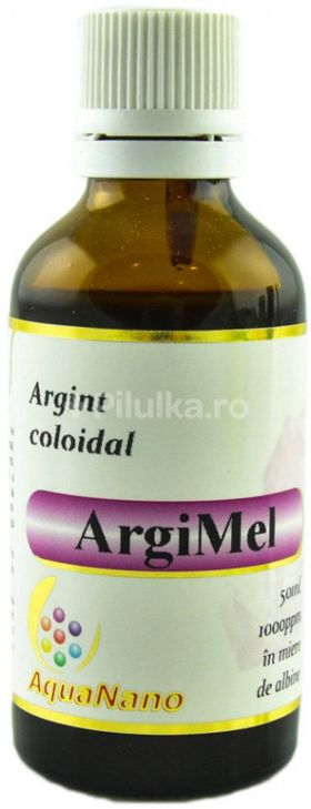 Argint coloidal in miere argimel, 50ml - Aghoras