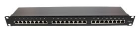 patch panel 24 porturi 1u cat.6 ftp pentru rack 19", well