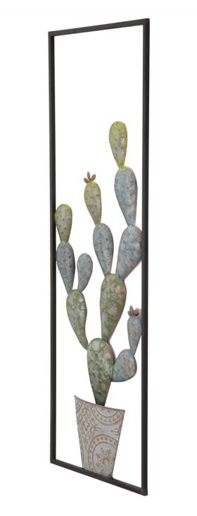 Decoratiune de perete Cactus -A, Mauro Ferretti, 31x90 cm, fier