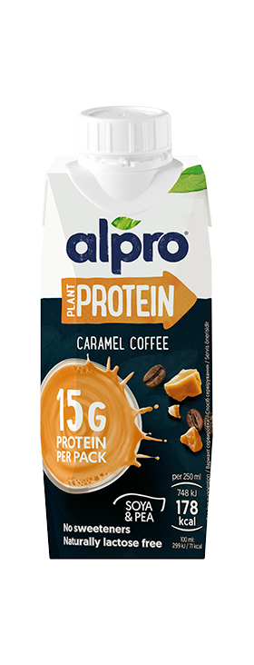 Bautura din soia cu proteina si caramel, 250ml, Alpro