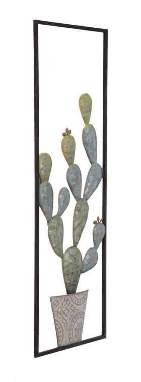 Decoratiune de perete Cactus -A, Mauro Ferretti, 31x90 cm, fier