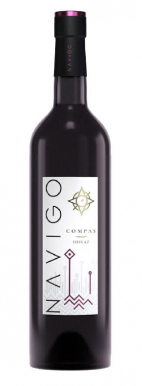 Vin rosu - Navigo Compas Shiraz, sec, 2018 | Jidvei