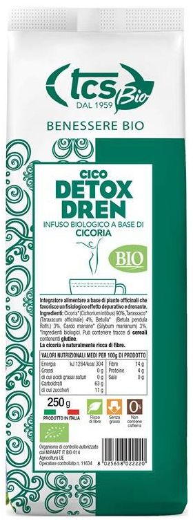 Cico Detox Dren Infuzie Pe Baza De Cicoare, Eco-bio, 250g - Salomoni