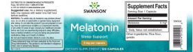 Melatonina 1mg, 120 capsule - Swanson