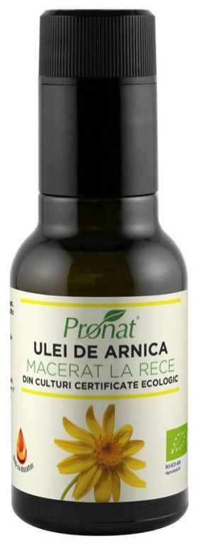 Ulei de arnica macerat la rece, eco-bio, 100ml - Pronat