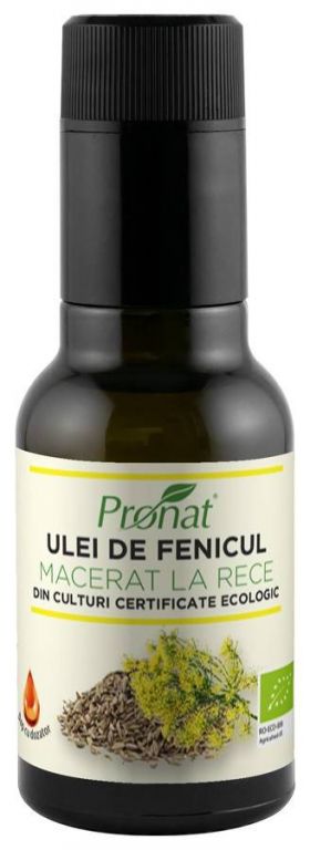 Ulei de fenicul macerat la rece, eco-bio, 100ml - Pronat