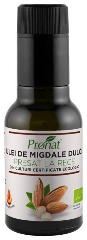 Ulei BIO de migdale dulci presat la rece, 100ml