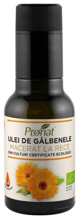 Ulei de galbenele macerat la rece, eco-bio, 100ml - Pronat