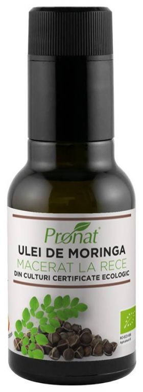 Ulei din seminte de moringa presat la rece, eco-bio, 100ml - Pronat