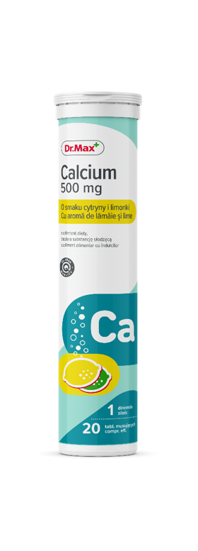 Dr. Max Calciu 500mg, 20 comprimate efervescente