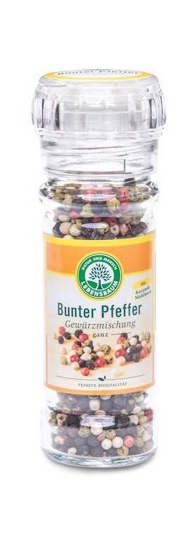 Amestec de boabe de piper cu rasnita - eco-bio 45g - Lebensbaum