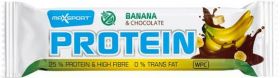 Baton proteic cu banane si ciocolata 50g - MaxSport