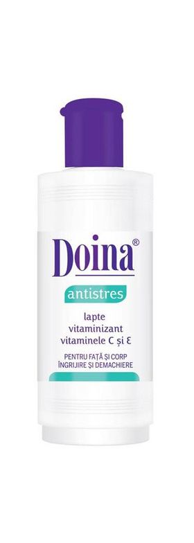 Lapte antistres cu vitamina C si E Doina, 200ml, Farmec