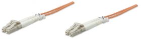 Intellinet 3.0m LC M/M cabluri din fibră optică 3 m OM1 Portocală (471220)