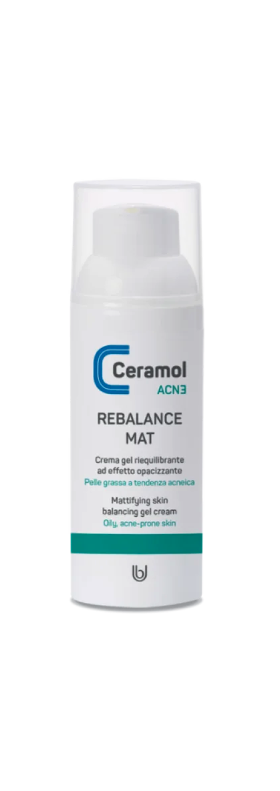 Gel reechilibrant ten gras, acnee, 50ml - Ceramol