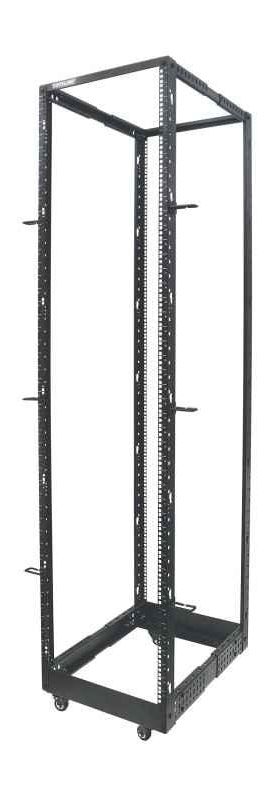 Intellinet Network Rack - Open Frame (4-Post) - 45U - Black - Flatpack (714259_NDB)