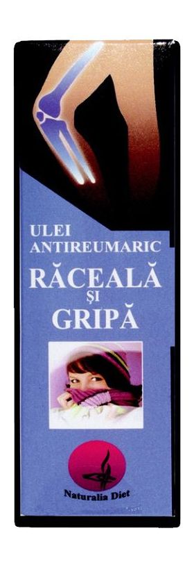 Ulei antireumatic Raceala si Gripa, 50ml, Naturalia Diet