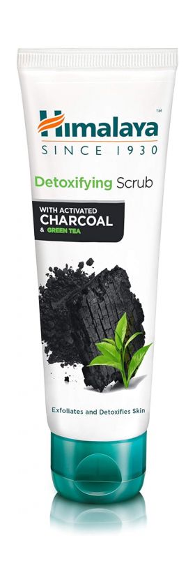 Himalaya Detoxifying Scrub With Activated Charcoal 75 ml