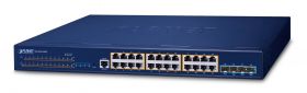 PLANET Layer 3 24-Port 10/100/1000T Gestionate L3 Gigabit Ethernet (10/100/1000) 1U Albastru (SGS-6310-24P4X)