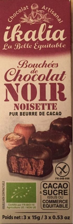 Bomboane de ciocolata neagra - Rochers Noir Bio | Saveurs et Nature