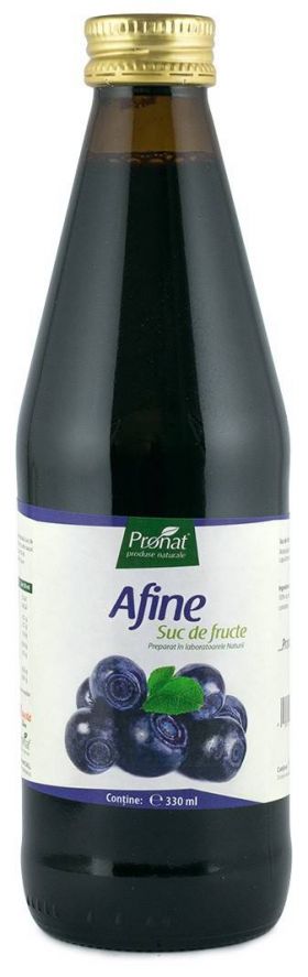 Suc din afine 330ml - Medicura - Pronat