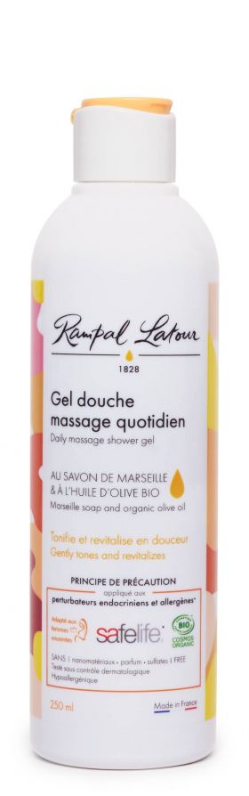 Gel de dus revitalizant si hipoalergen, Safe Life, 250ml - Rampal Latour