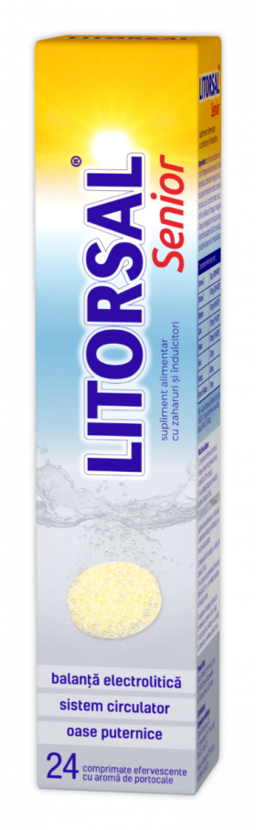 Litorsal Senior, 24 comprimate efervescente, Zdrovit