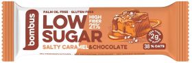 Baton proteic Low Sugar cu caramel sarat si ciocolata, 40 g Bombus