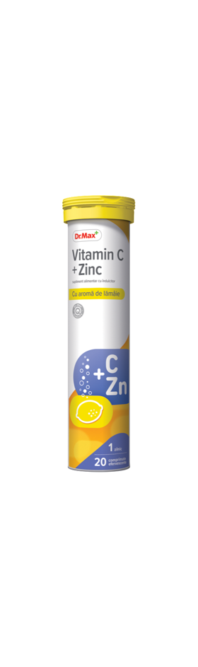 Dr. Max Vitamina C + Zinc, 20 comprimate efervescente