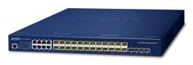 PLANET Layer 3 16-Port 100/1000X SFP Gestionate L3 10G Ethernet (100/1000/10000) 1U Albastru (SGS-6310-16S8C4XR)