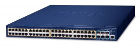 PLANET SGS-6310-48P6XR switch-uri Gestionate L3 Gigabit Ethernet (10/100/1000) Power over Ethernet (PoE) Suport 1U Albastru (SGS-6310-48P6XR)