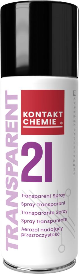 spray de transfer transparent, 200ml, transparent 21 kontakt chemie