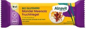 Baton cu migdale si sare de mare, fara gluten, eco-bio, 40g - Alnavit