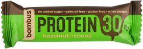 Baton proteic cu alune si cacao, 30% proteine, 50 g Bombus