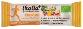 Baton proteic vegan Ikalia - Energie Concentration | Saveurs & Nature