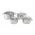Set oale 8 piese Twin, Ambition, 16/18/20/24 cm, inox