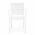 Scaun pentru gradina, Kelsie, Bizzotto, 54x55x89 cm, otel, alb