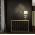 Lampa de masa Glamy, Mauro Ferretti, 1 x E27, 40W, fier/poliester, auriu/alb