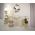 Lampa de masa Glamy, Mauro Ferretti, 1 x E27, 40W, fier/poliester, auriu/alb