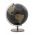 Decoratiune Globe, Mauro Ferretti, 25x25x34 cm, plastic, negru/auriu