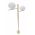 Lampadar Oval Glamy, Mauro Ferretti, 2 x E27, 40W, 51x24x180 cm, fier