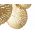 Aplica de perete Dishi Plus, Mauro Ferretti, 2 x E14, 40W, 47x13x28 cm, auriu