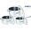 Set de gatit Anna, Heinner, 6 piese, inox