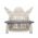 Perna universala copii Baby Pad, Angel Wings, 60x63x5 cm, Bumbac, Ecru