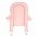 Patut pentru copii Baby Nest, Babynest, Fibre, Roz